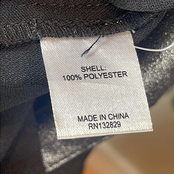 L'Academie The Dore Silver Front Tie Long Sleeve Mini Dress size small - Picture 14 of 16